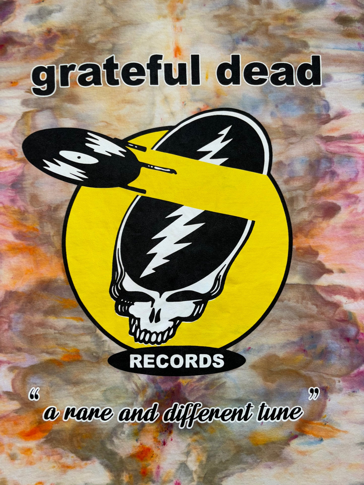 Grateful Dead Records Tie-Dyed Short Sleeve - "Anthem Of The Sun" Dye