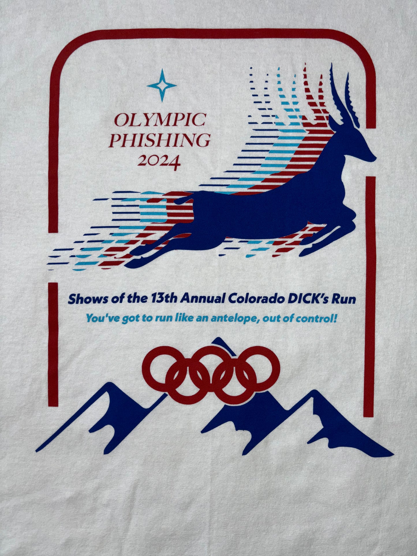 "Olympic Phishing" Short Sleeve Shirt - on ringer