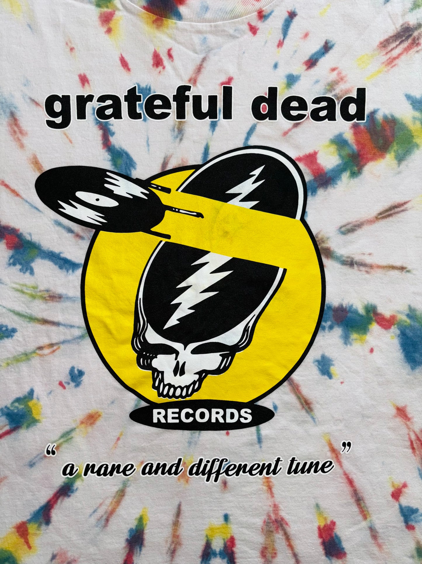 Grateful Dead Records Tie-Dyed Short Sleeve - "Bear's Choice" Dye