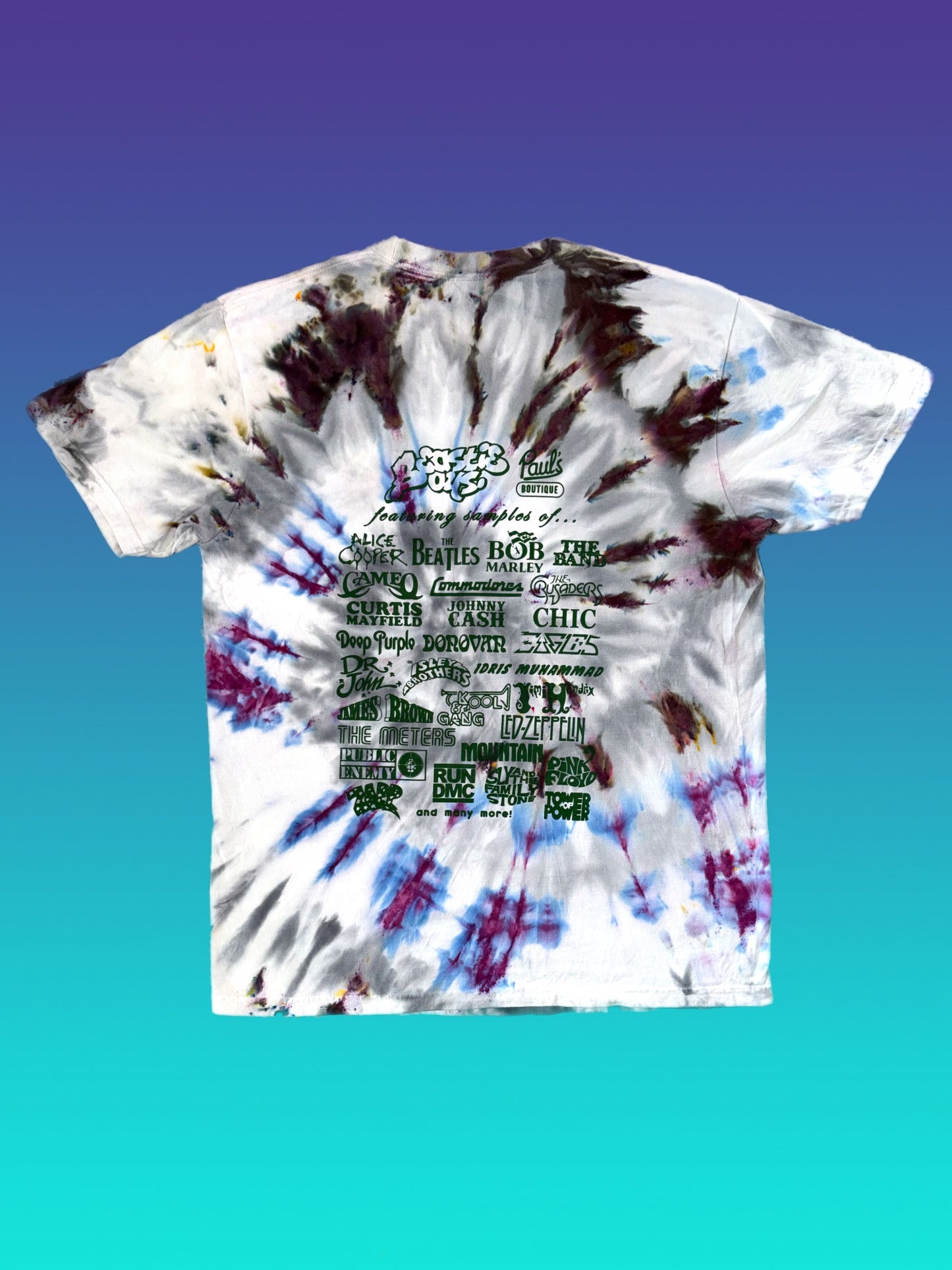 Beastie Boys Dyed Short Sleeve Shirt - "No Sleep Till Brooklyn" dye colorway