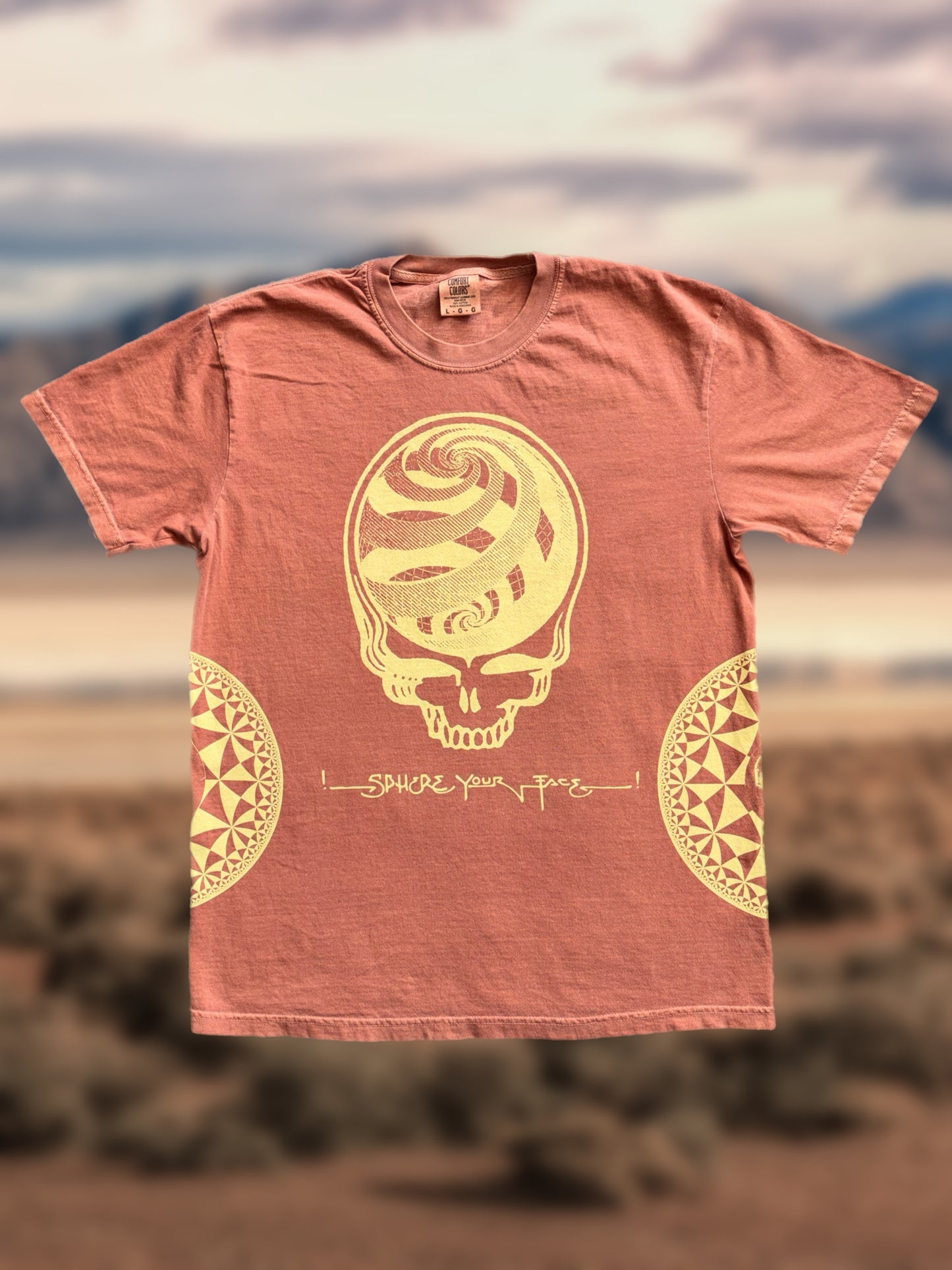 "Sphere Your Face" Short Sleeve Shirt - desert color