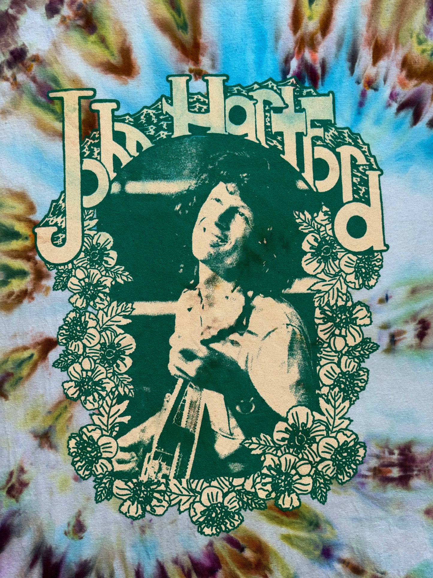 John Hartford Tie-Dyed Short Sleeve Shirt