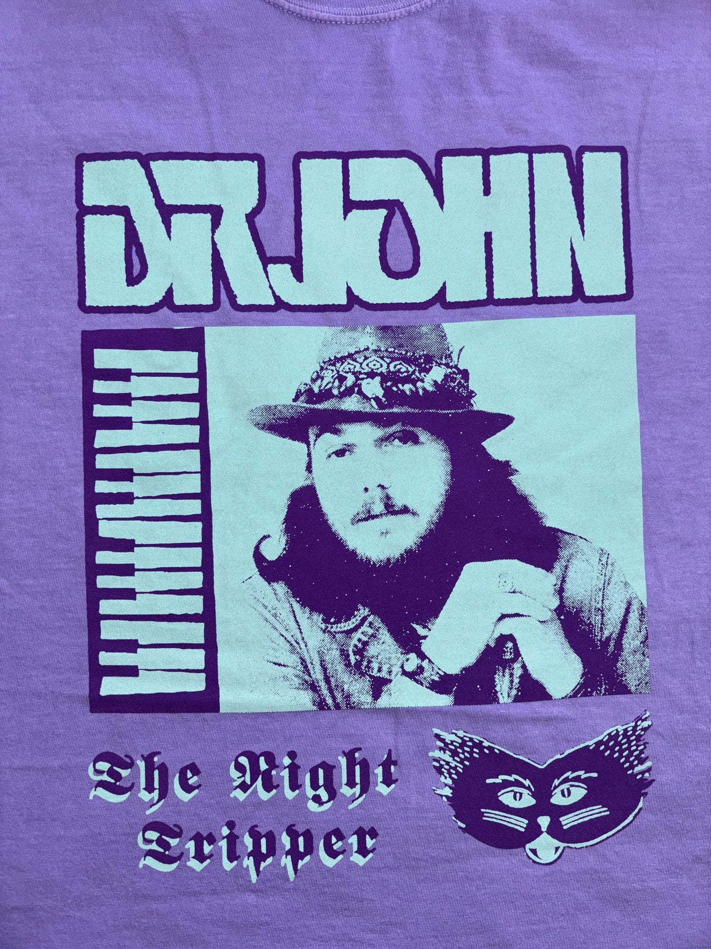Dr. John 'The Night Tripper' violet comfort colors t-shirt