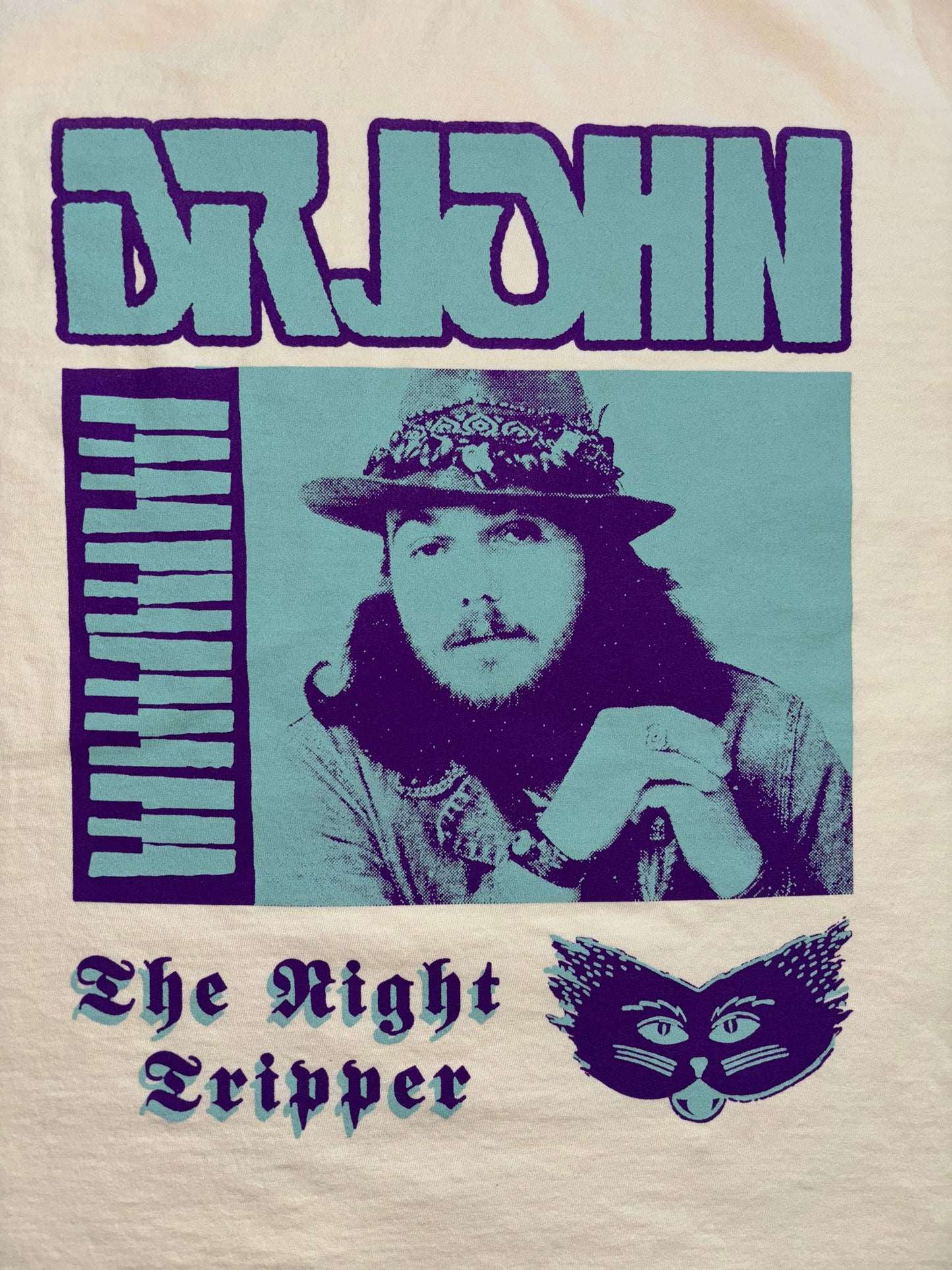 Dr. John 'The Night Tripper' ivory comfort colors t-shirt