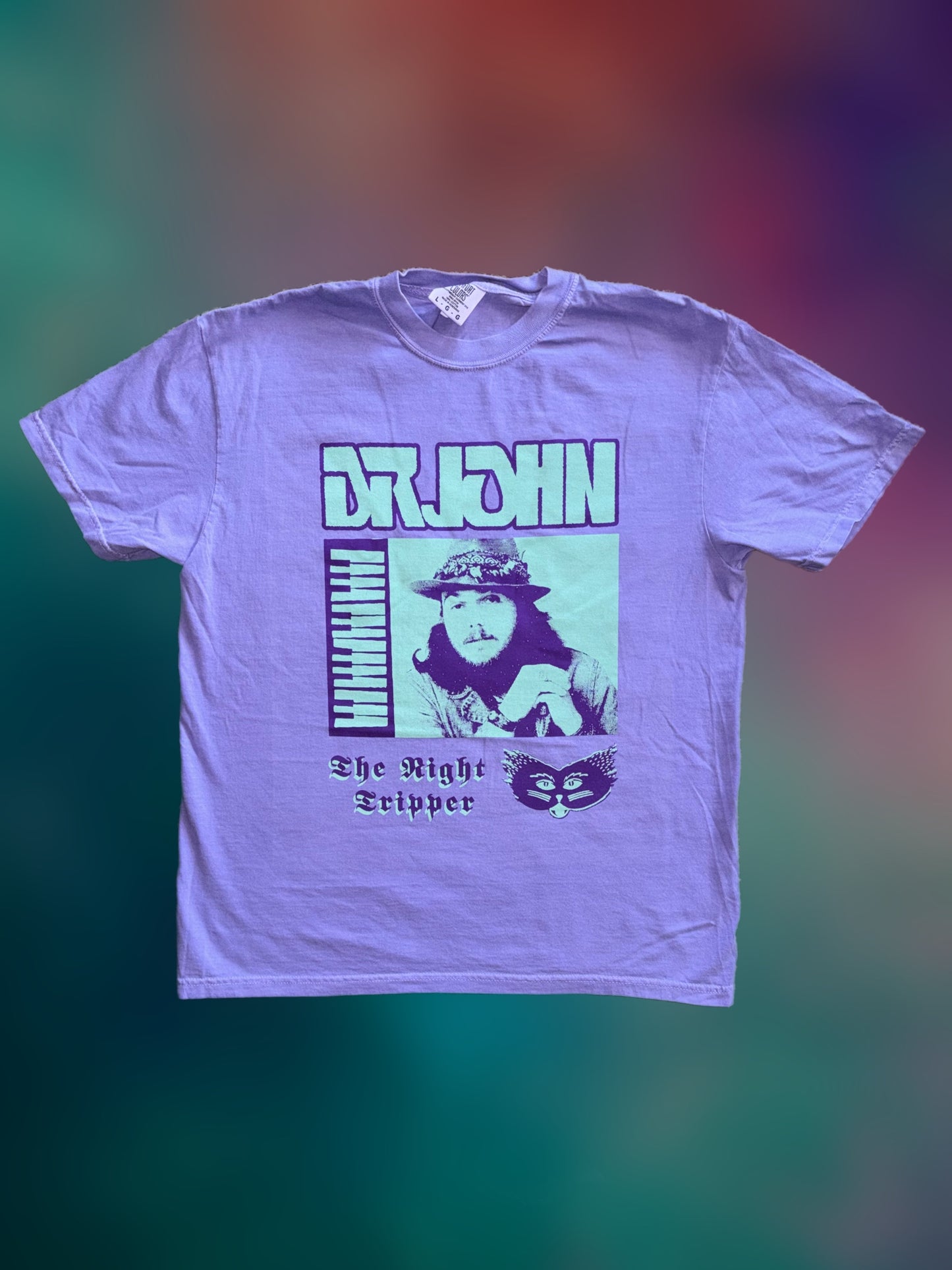 Dr. John 'The Night Tripper' violet comfort colors t-shirt