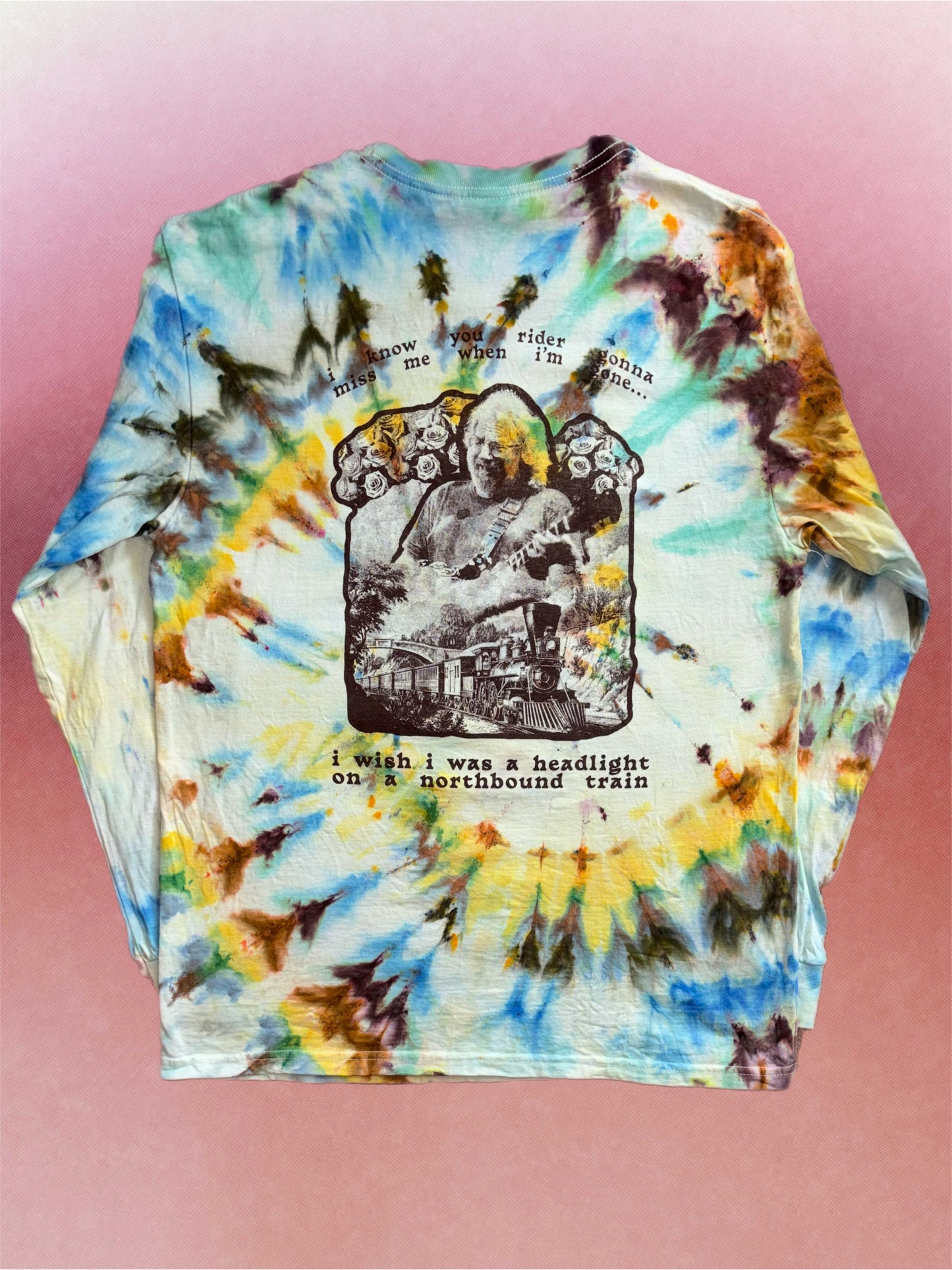 China>Rider ice-dyed long sleeve