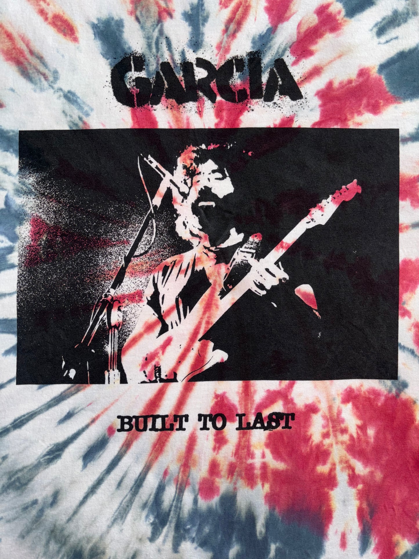 "Rancid Garcia" tie-dyed short sleeve shirt