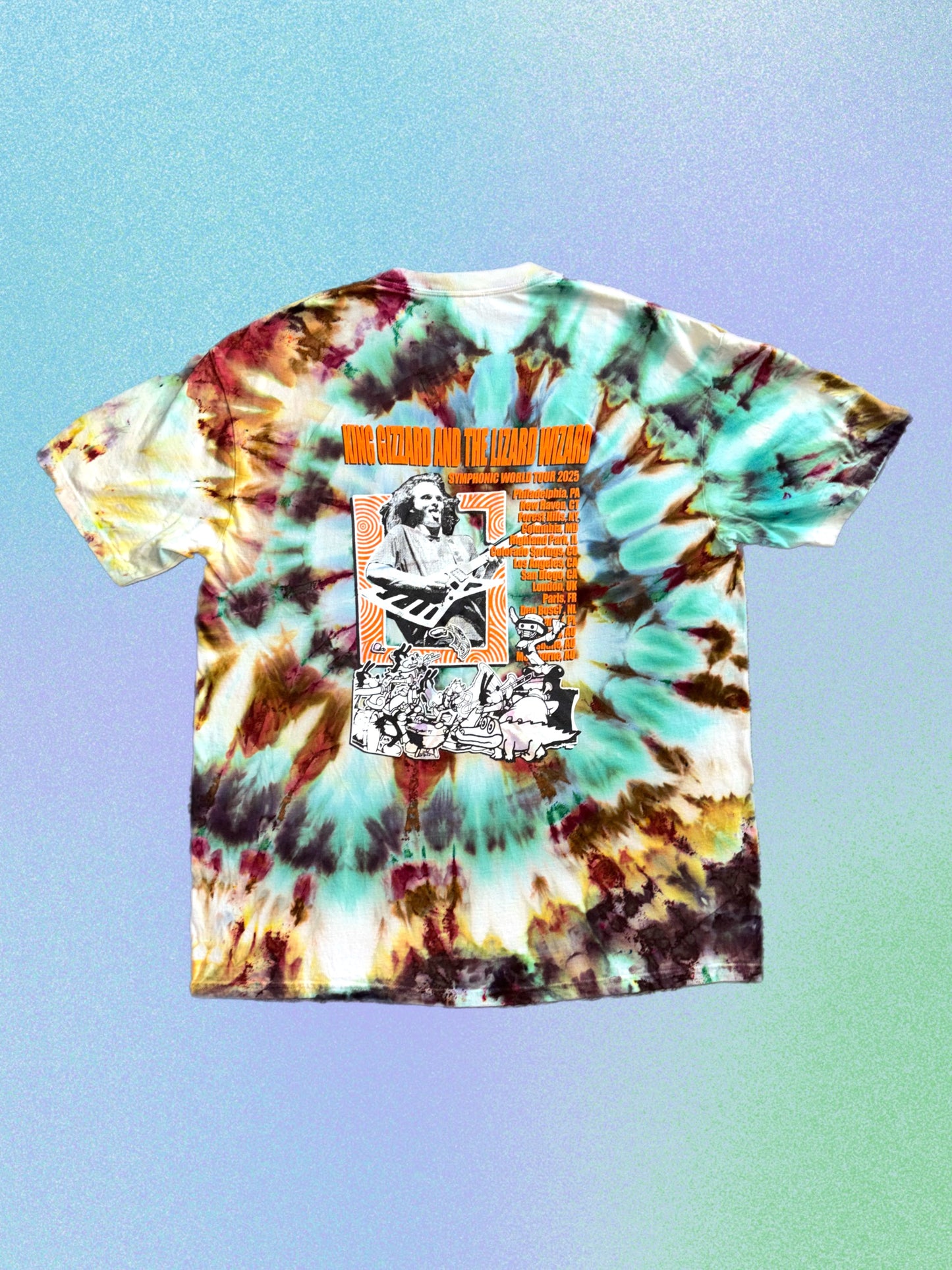 KGLW SYMPHONIC TOUR 2025 SHORT SLEEVE TIE-DYE TEE