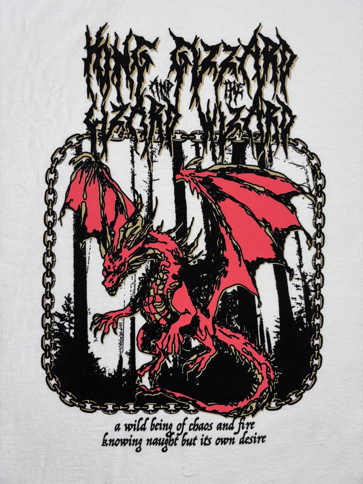 KGLW Dragon White Short Sleeve