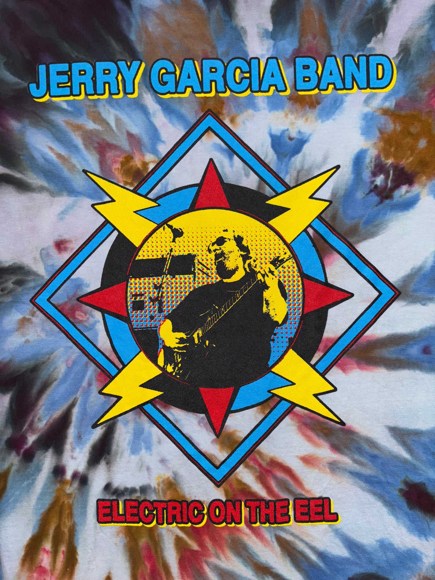 "JGB Eel" tie-dyed long sleeve shirt