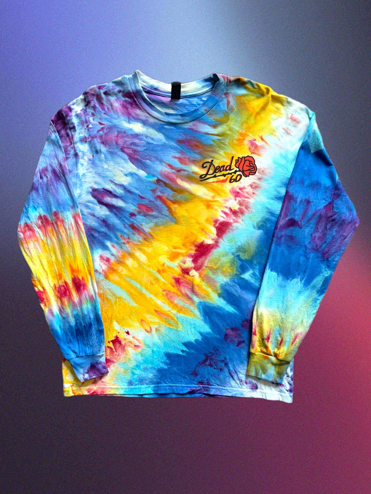*PRE-ORDER* GD60: DEAD BILLY STURGILL TREY (LIGHTNING ICE-DYED LONG SLEEVE)