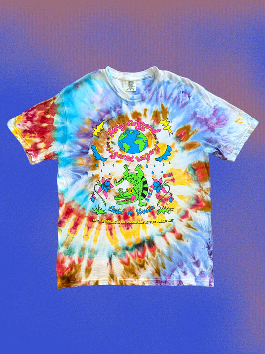 *PRE-ORDER* “Field Of Vision” tie-dyed short sleeve shirt