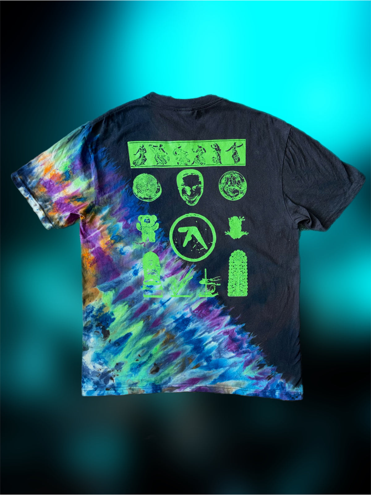 Aphex Twin tie-dyed t-shirt