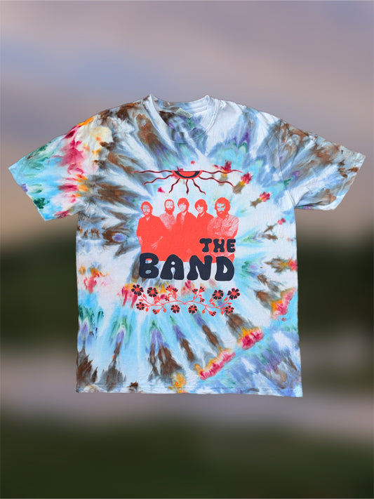 The Band tie-dyed short sleeve shirt