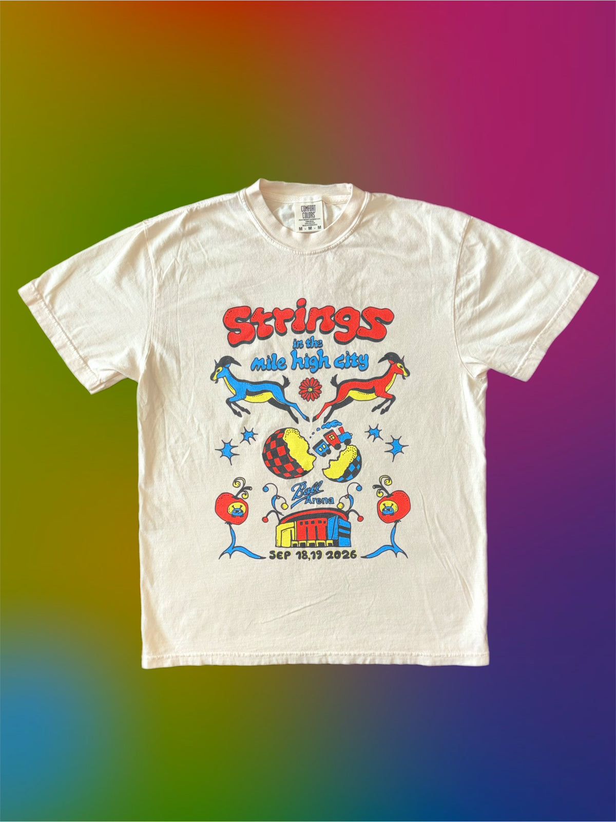 *PRE-ORDER* STRINGS BALL ARENA solid comfort colors t-shirt