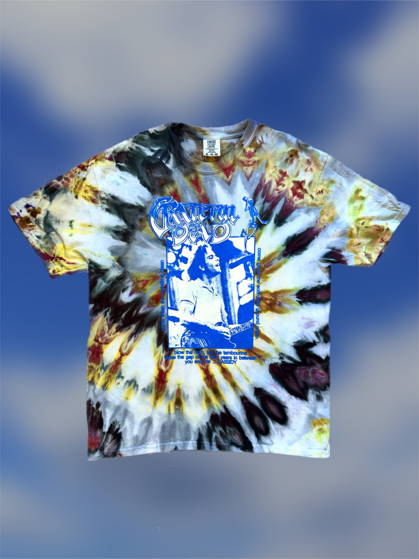 "Cassidy" tie-dyed short sleeve