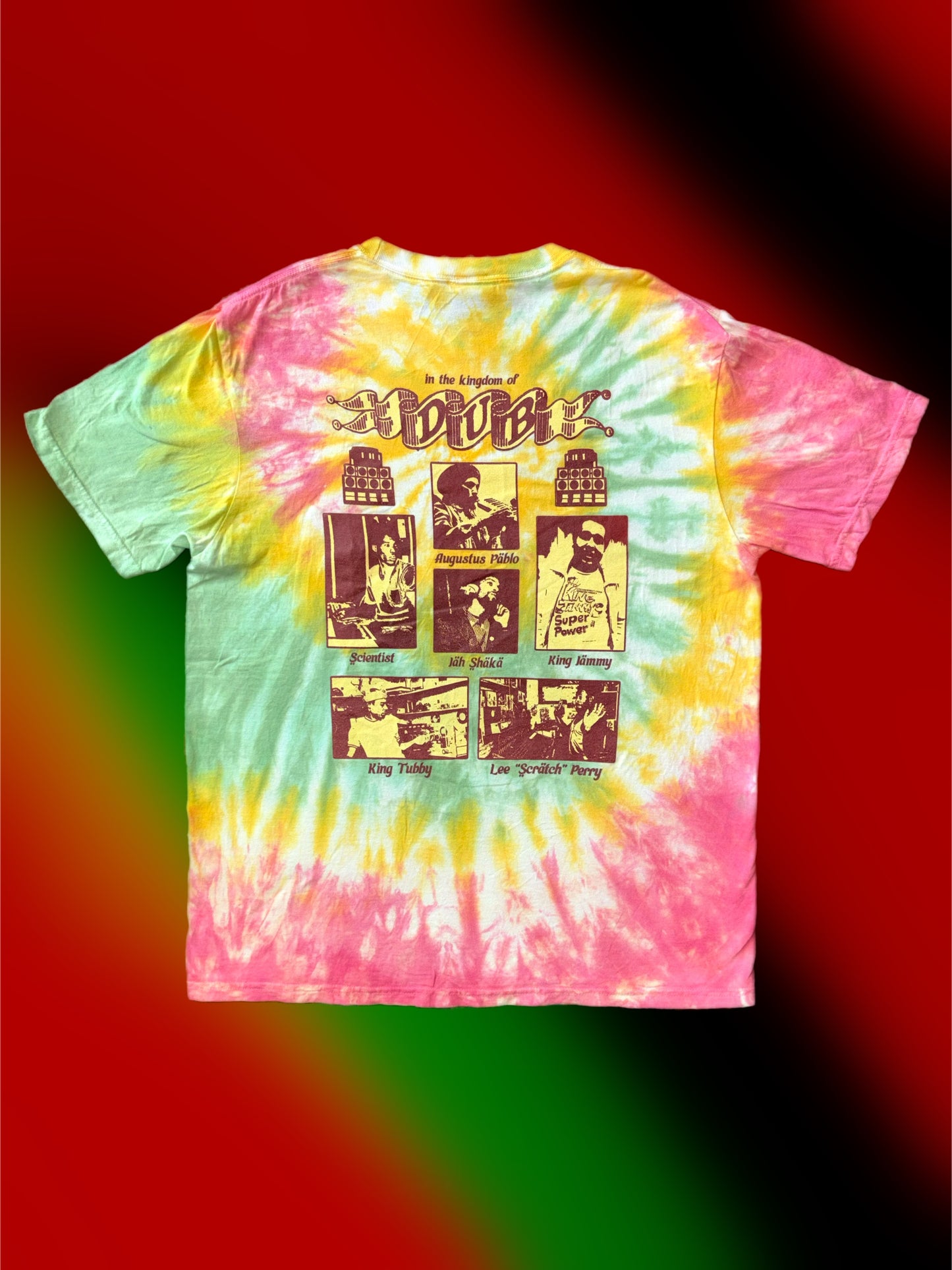 DUB KINGDOM tie-dyed shirt