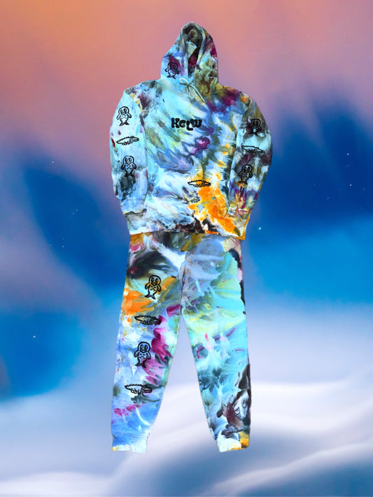 KGLW GATOR N FISHES DYED SWEATSUIT