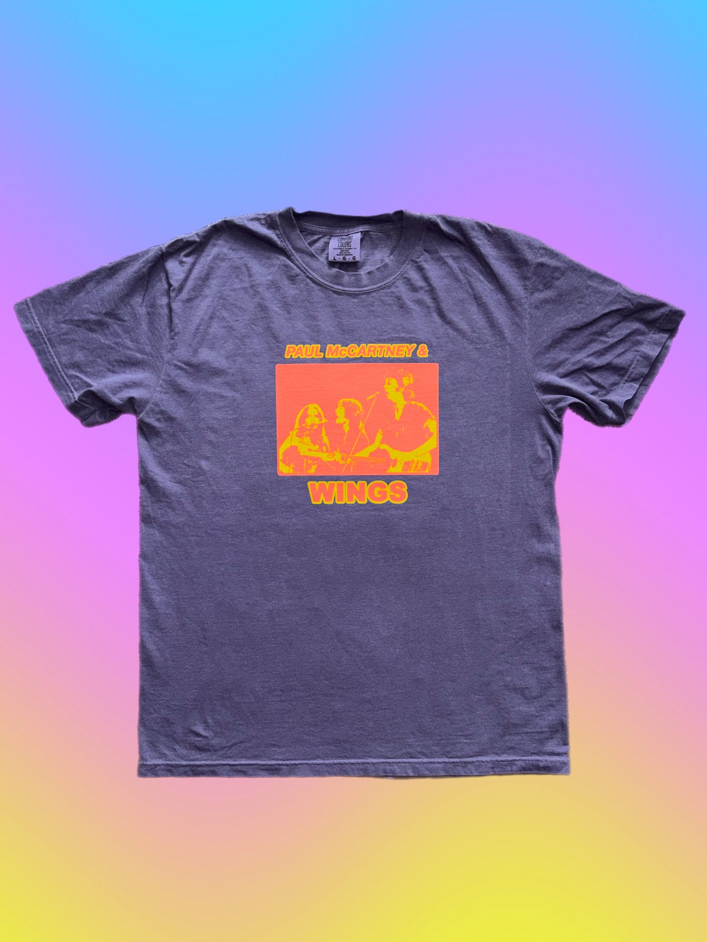 "Wings" grape short sleeve shirt