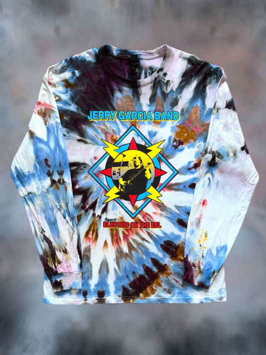 "JGB Eel" tie-dyed long sleeve shirt