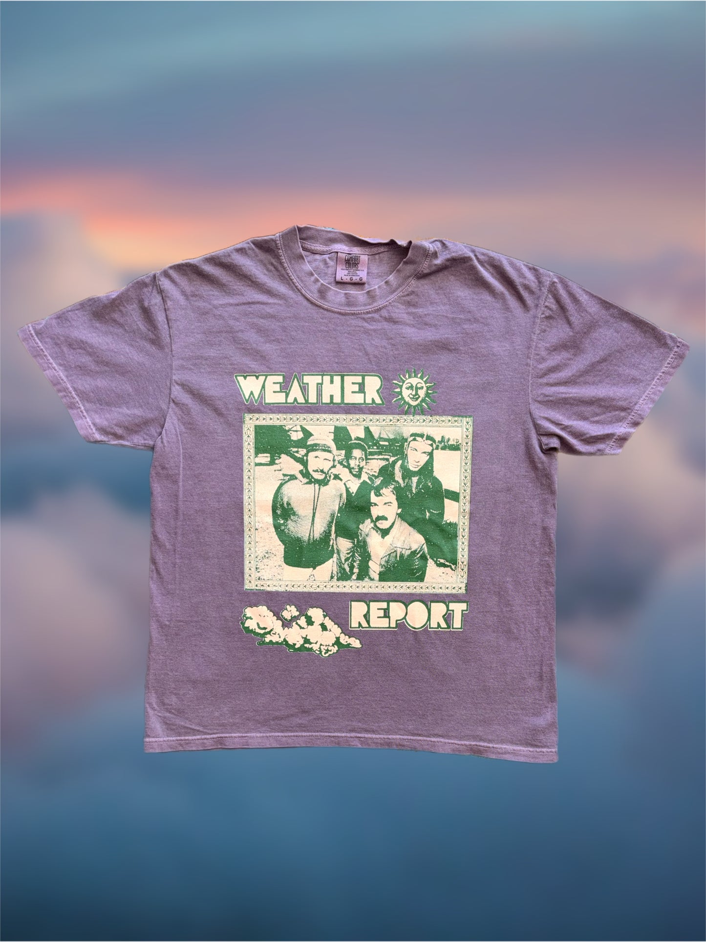 Weather Report solid comfort colors t-shirt