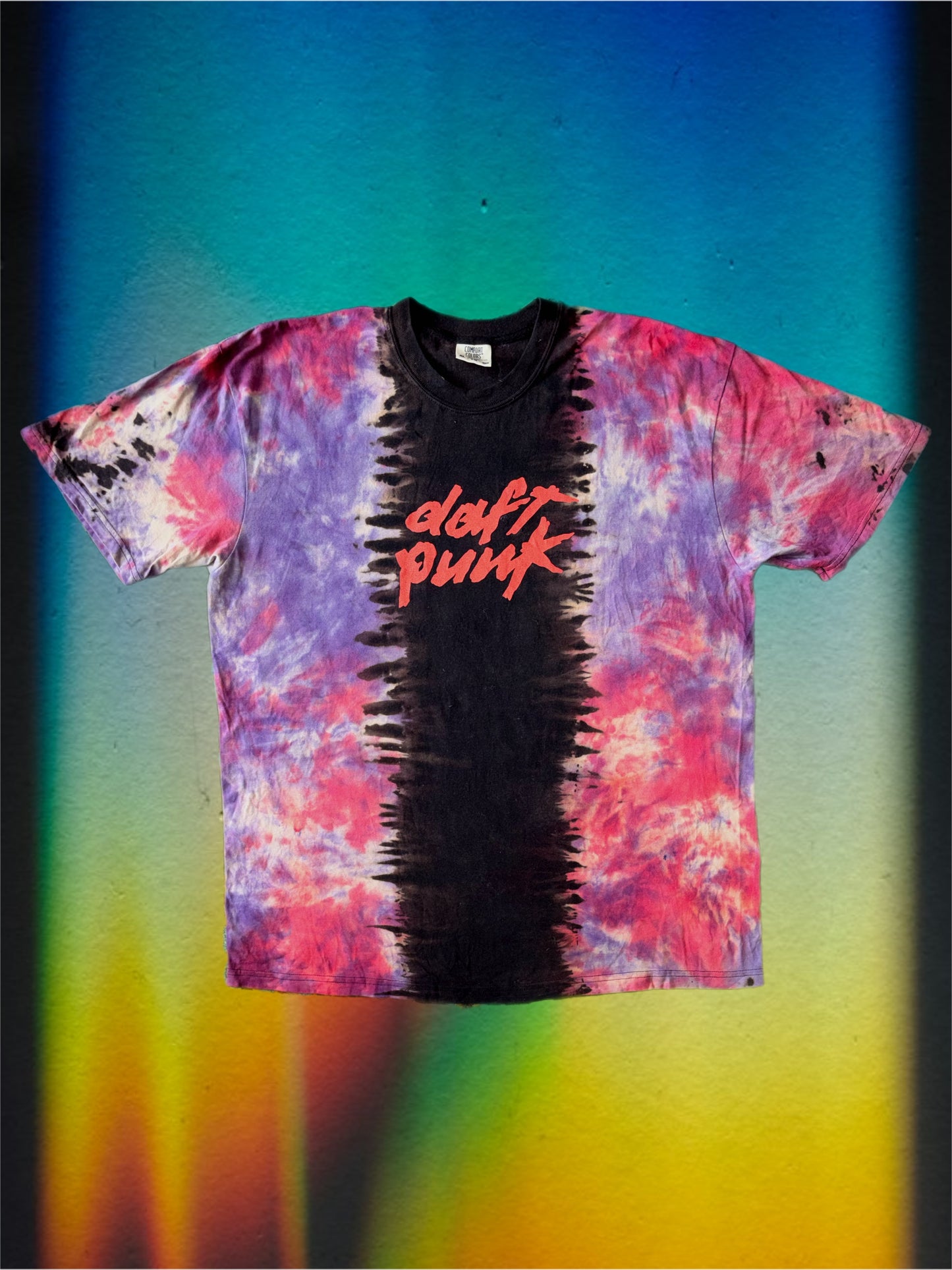 Daft Robots tie-dyed comfort colors t-shirt