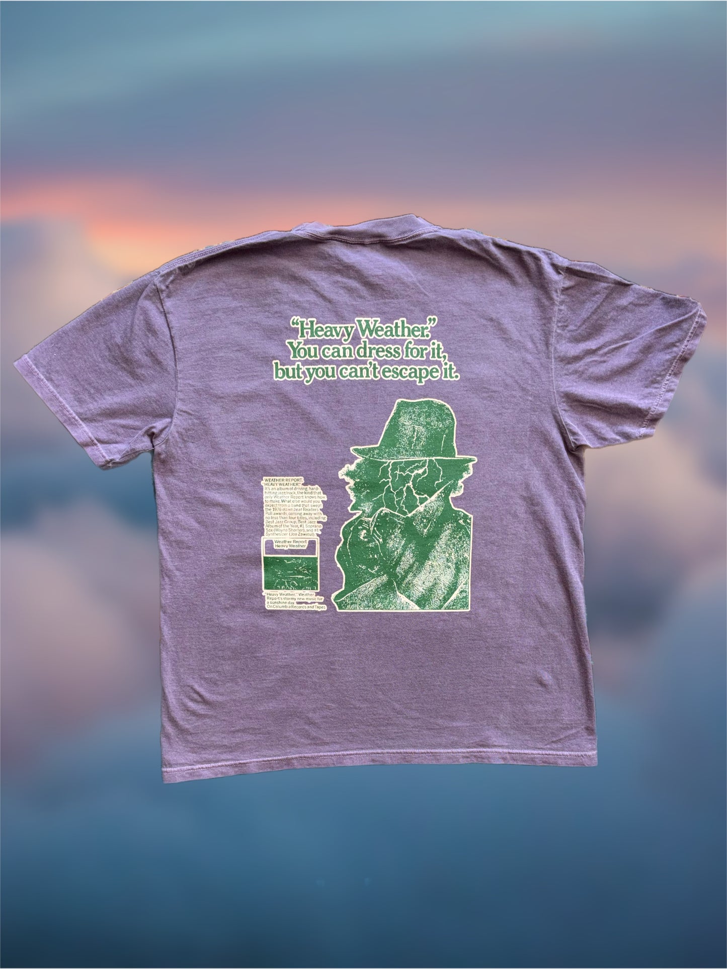 Weather Report solid comfort colors t-shirt