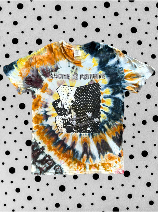 "In Angine We Trust" - tie-dyed comfort colors