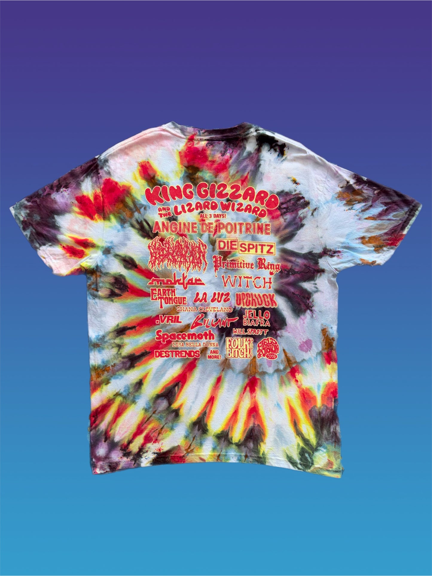 *PRE ORDER* GIZZFEST 2026 tie-dyed comfort colors