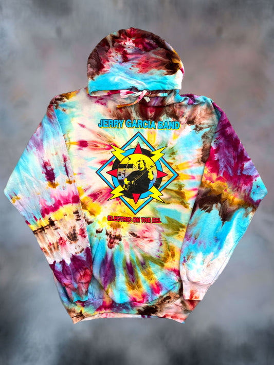 "JGB Eel" Tie-Dyed Hoodie