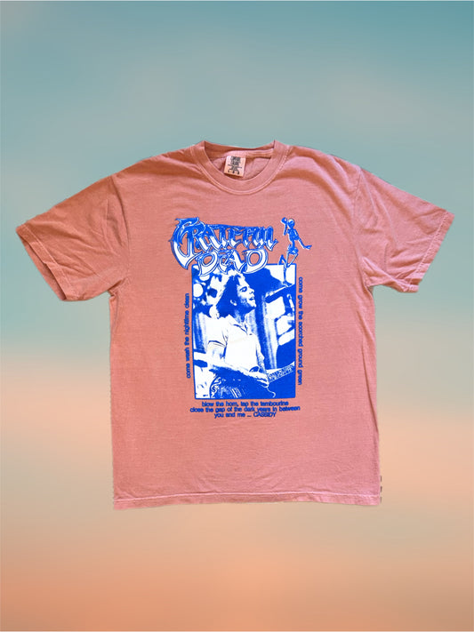 Cassidy peach short sleeve shirt