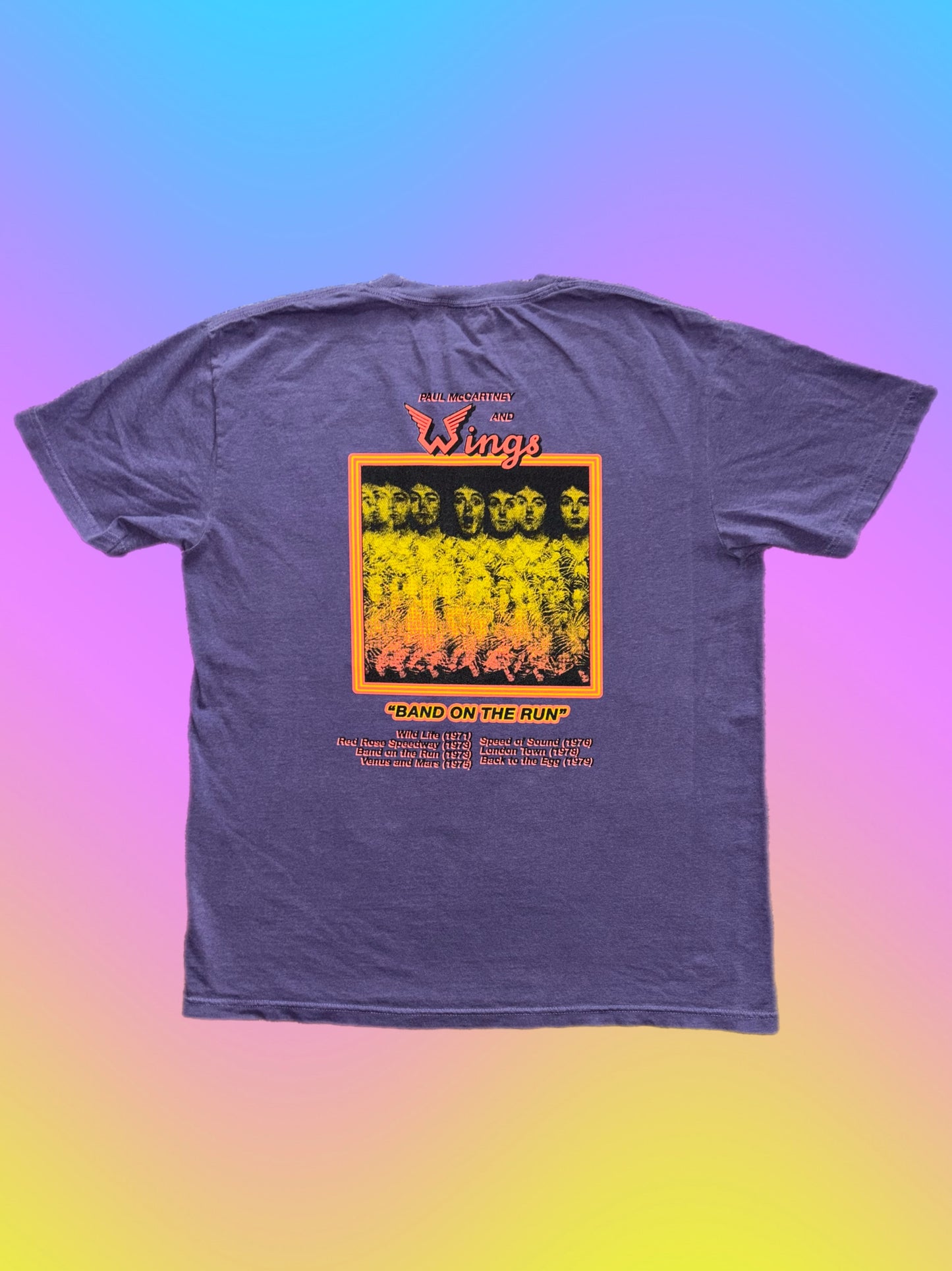 "Wings" grape short sleeve shirt