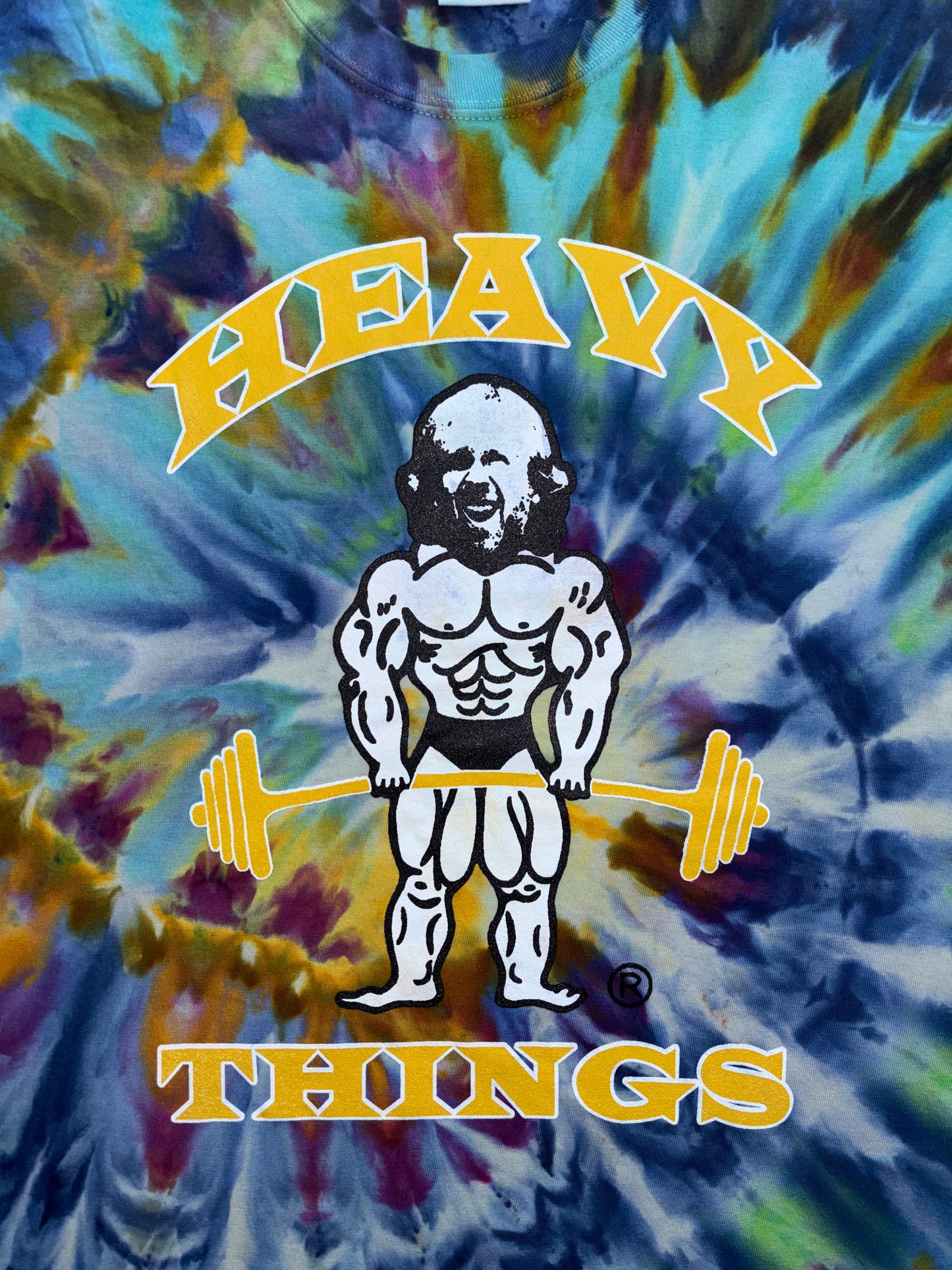 Heavy Things tie-dyed short sleeve shirt