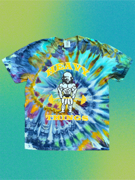 Heavy Things tie-dyed short sleeve shirt