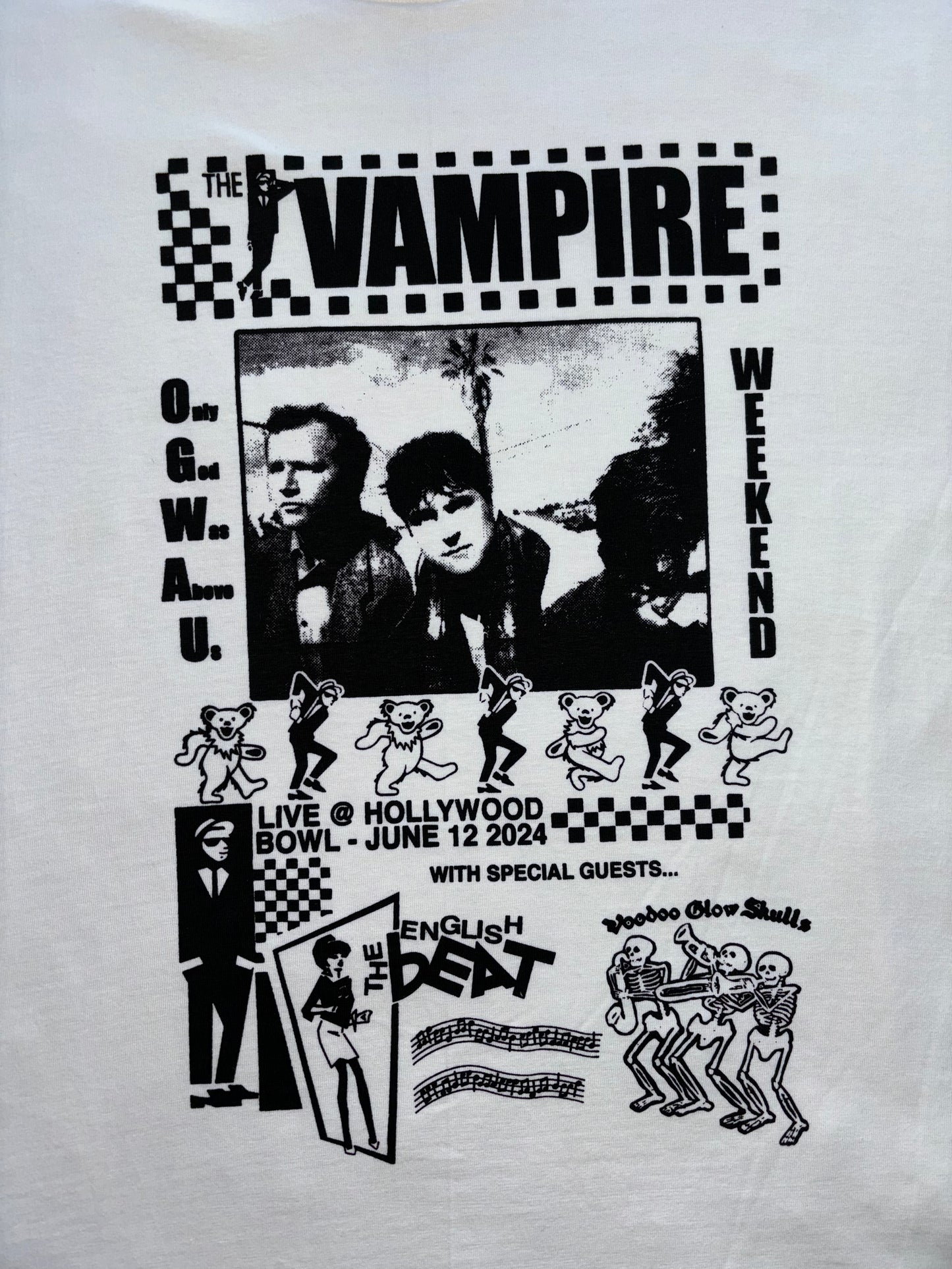 Vampire Ska Weekend Shirt - White