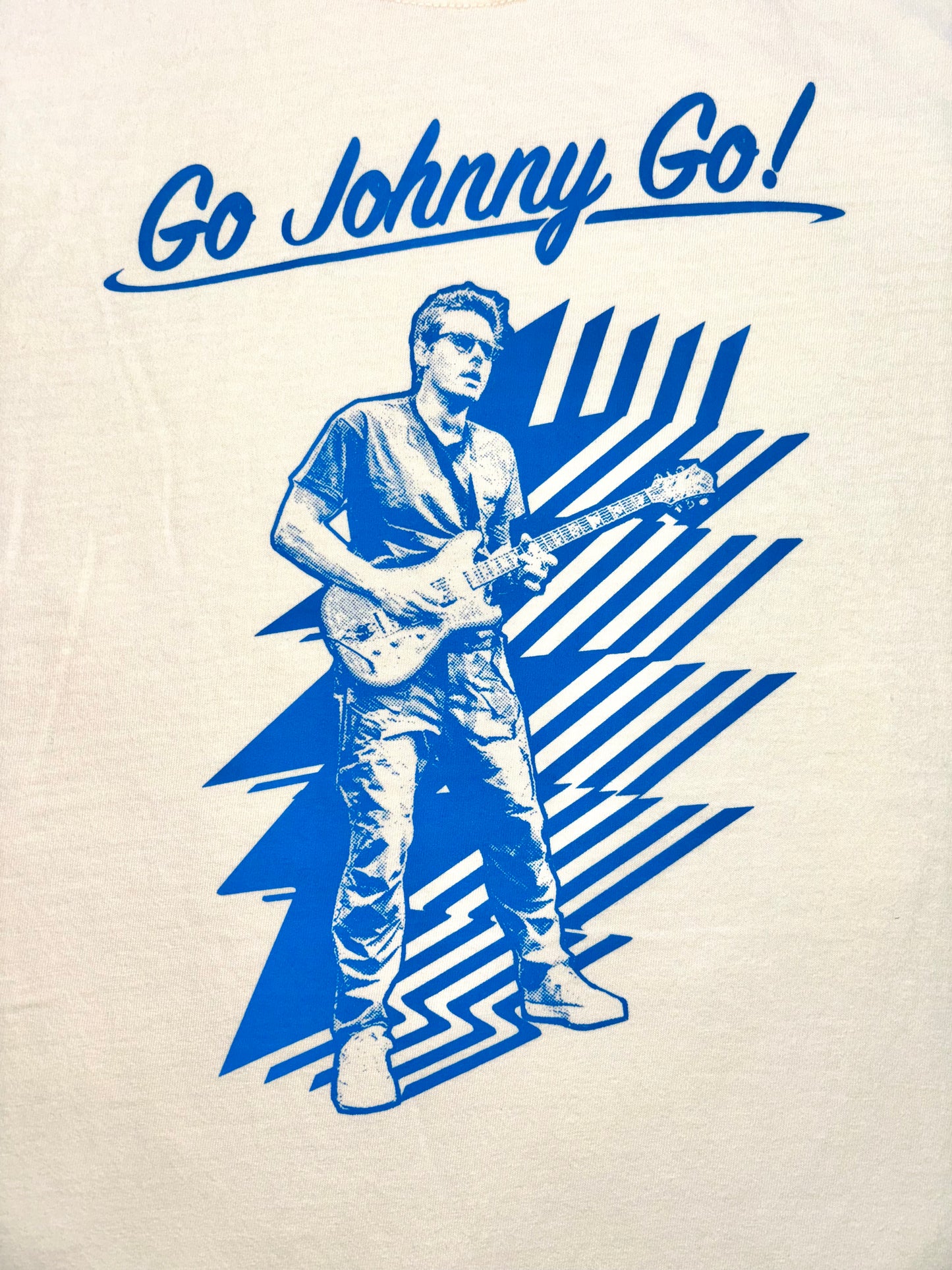 Go Johnny Go - short sleeve ivory shirt