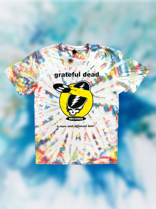 Grateful Dead Records Tie-Dyed Short Sleeve - "Bear's Choice" Dye