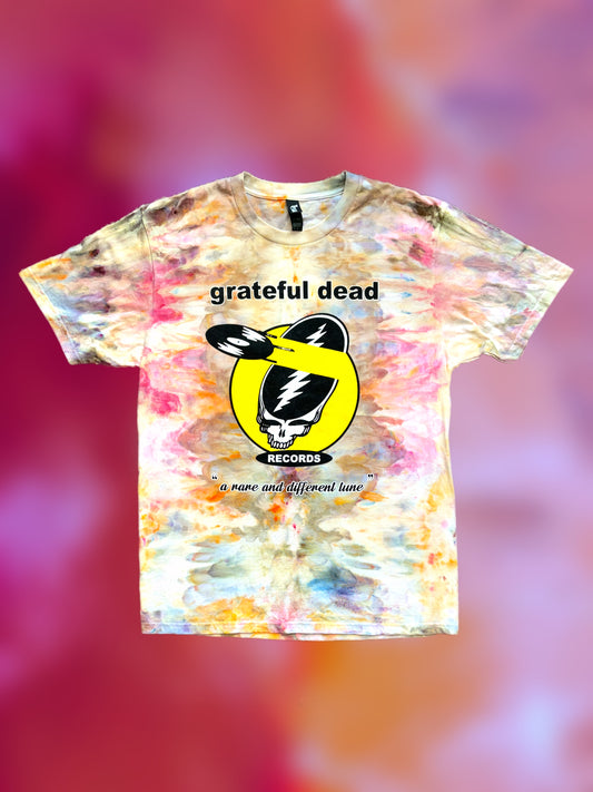 Grateful Dead Records Tie-Dyed Short Sleeve - "Anthem Of The Sun" Dye