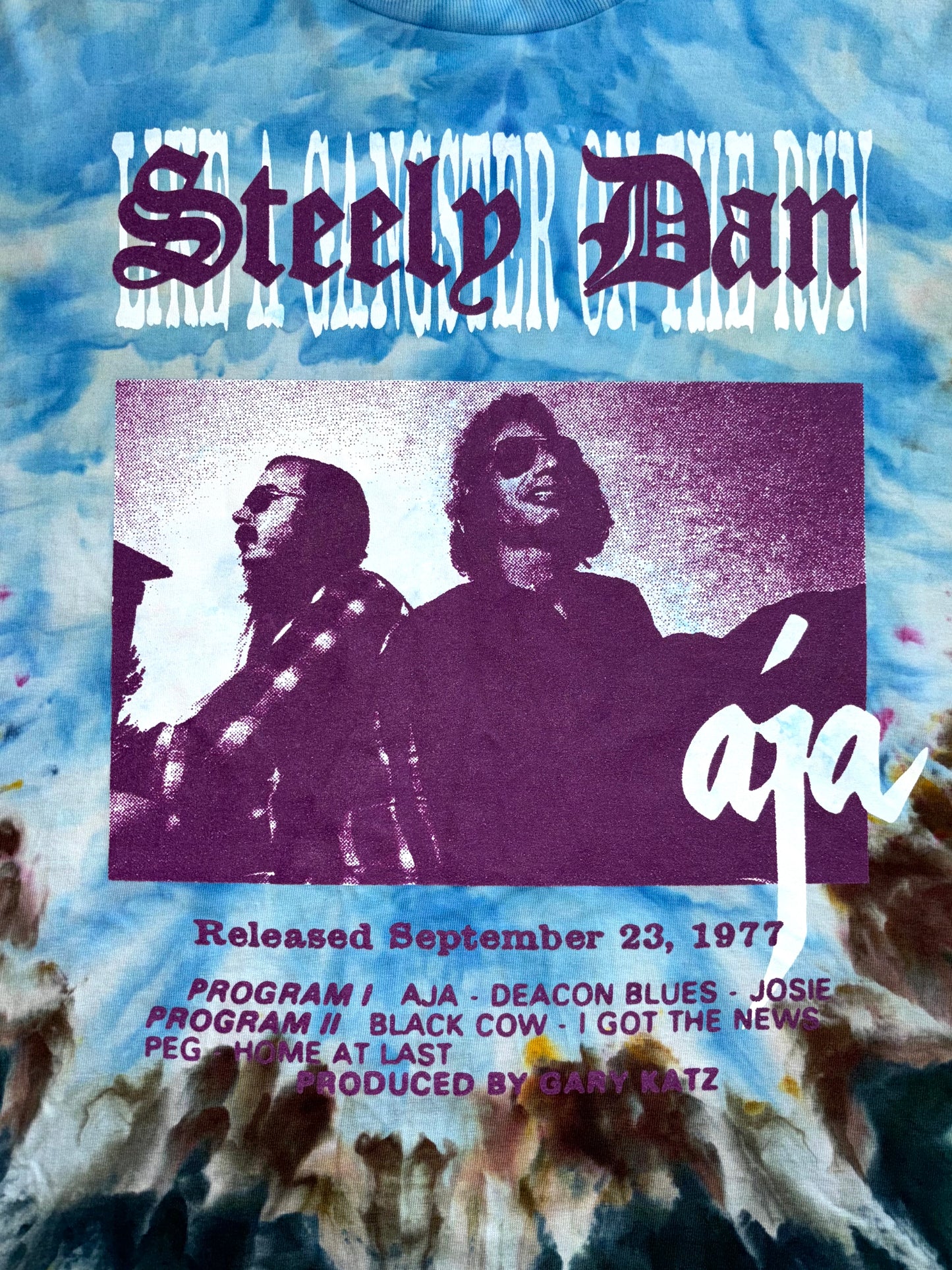 Steely Dan Dyed Long Sleeve Shirt - "Black Cow" dye