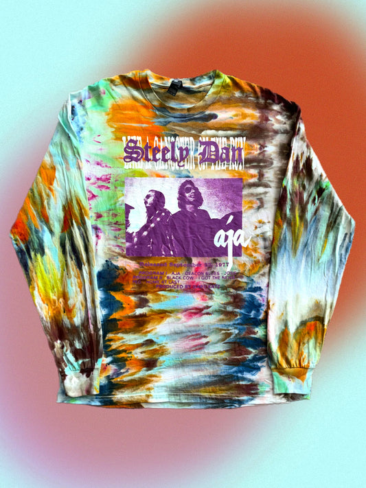 Steely Dan Dyed Long Sleeve Shirt - "Deacon Blues" dye