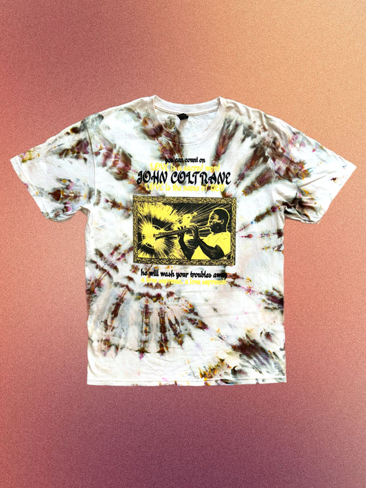 John Coltrane 'a love supreme' tie-dyed shirt