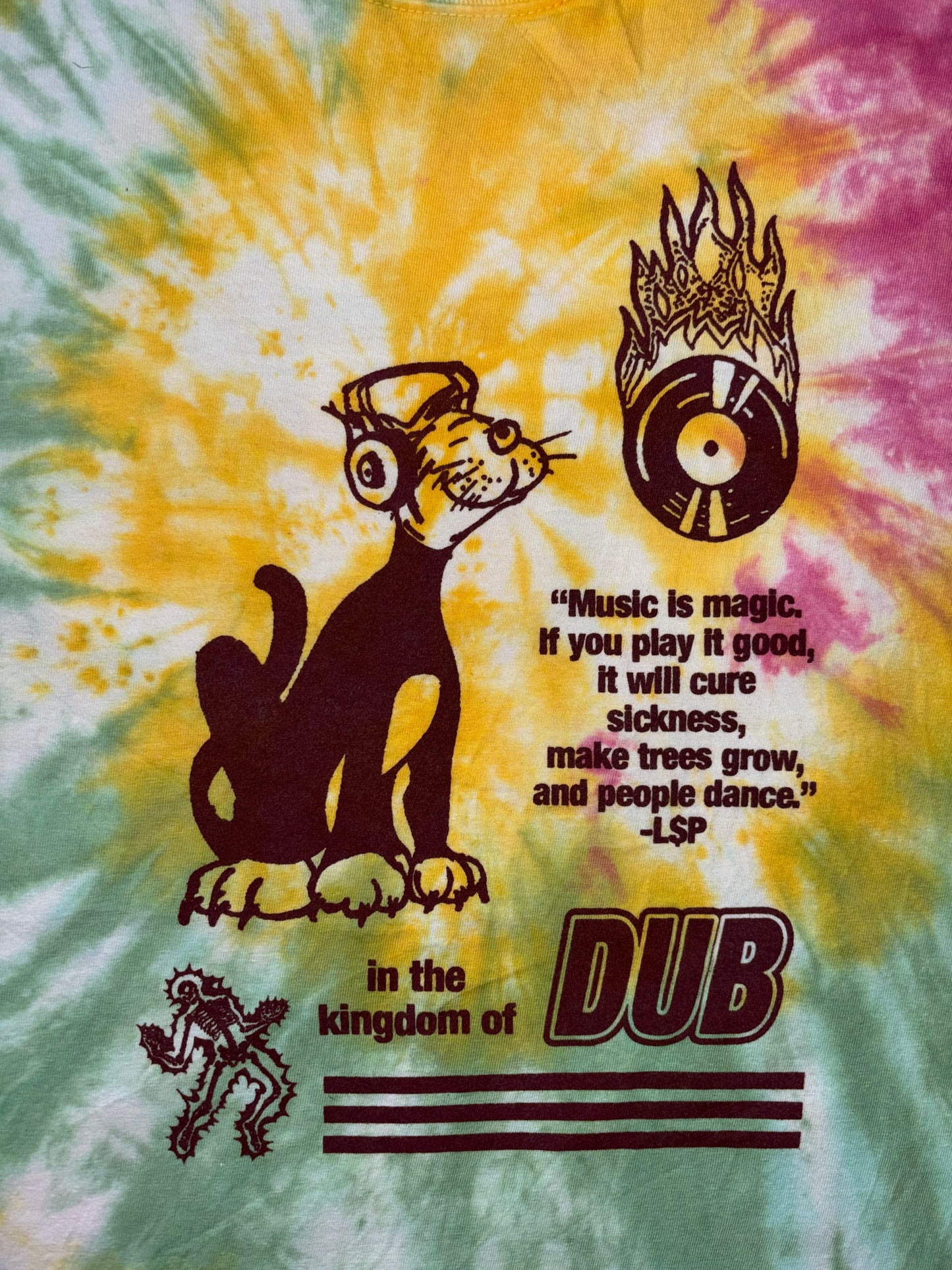 DUB KINGDOM tie-dyed shirt