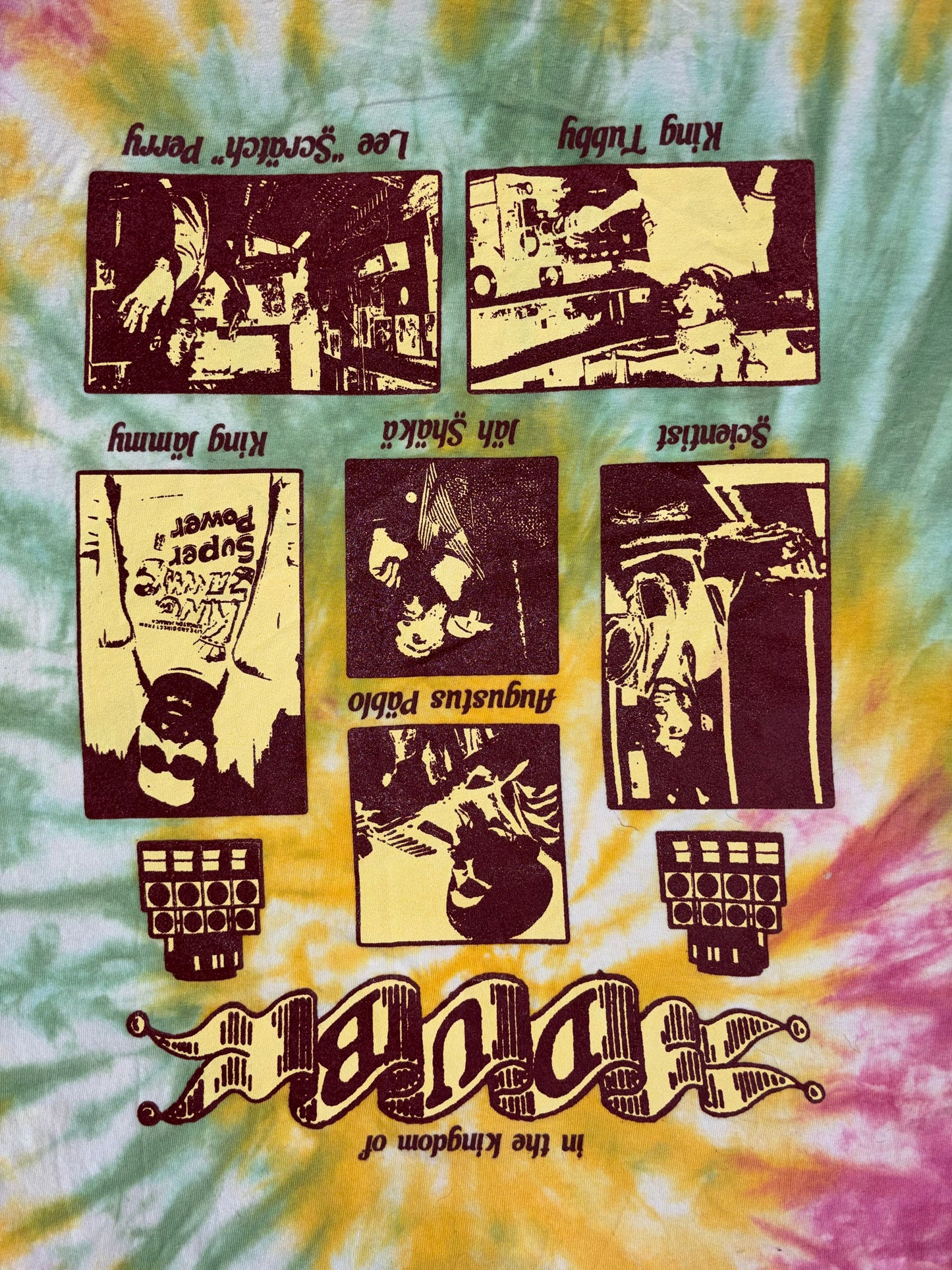DUB KINGDOM tie-dyed shirt