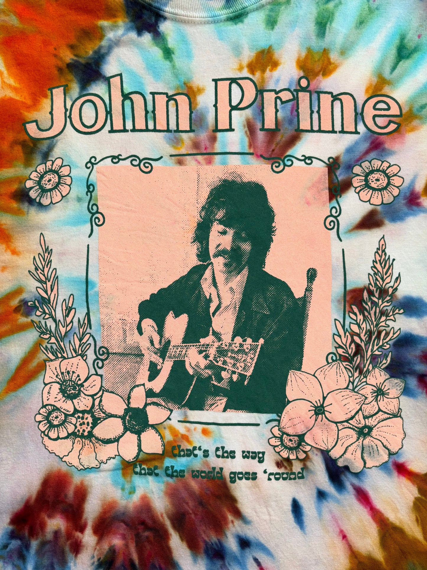 John Prine Dyed Short Sleeve Shirt - "Summer's End" dye colorway