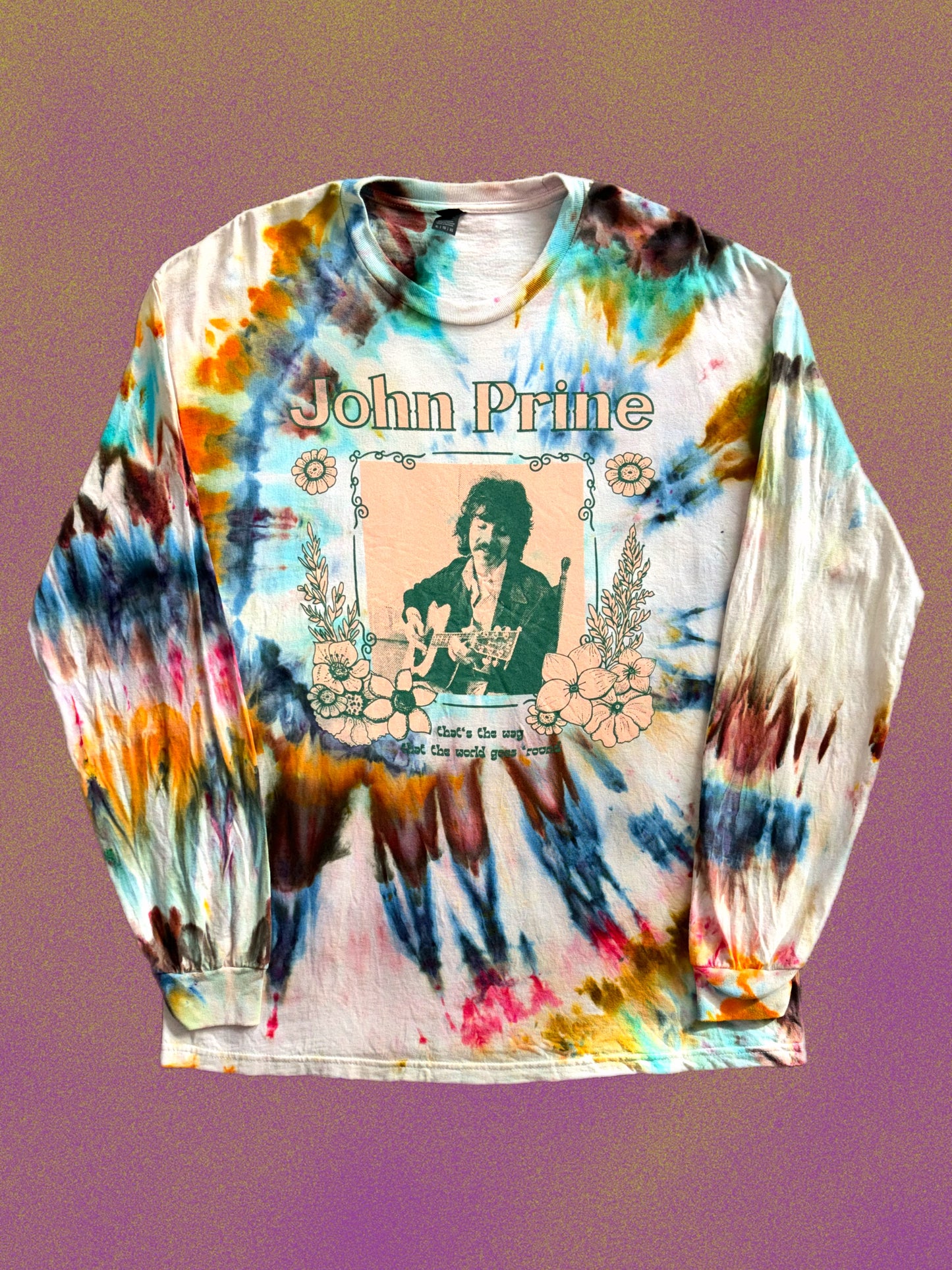 John Prine Dyed Long Sleeve Shirt - "Summer's End" dye colorway