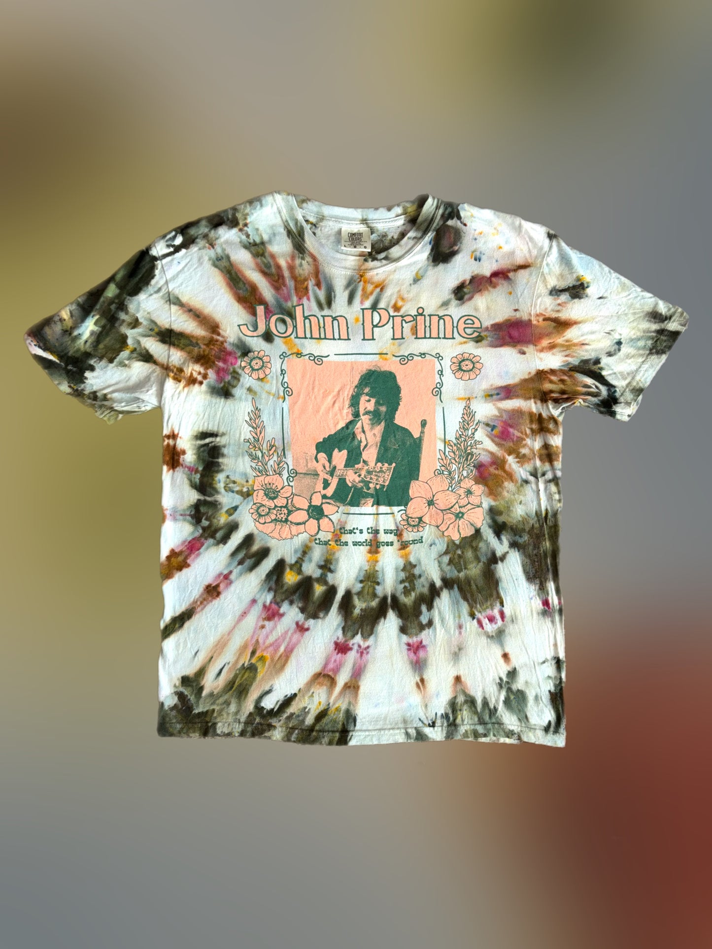 John Prine Dyed Short Sleeve Shirt - "Clay Pigeons" dye colorway