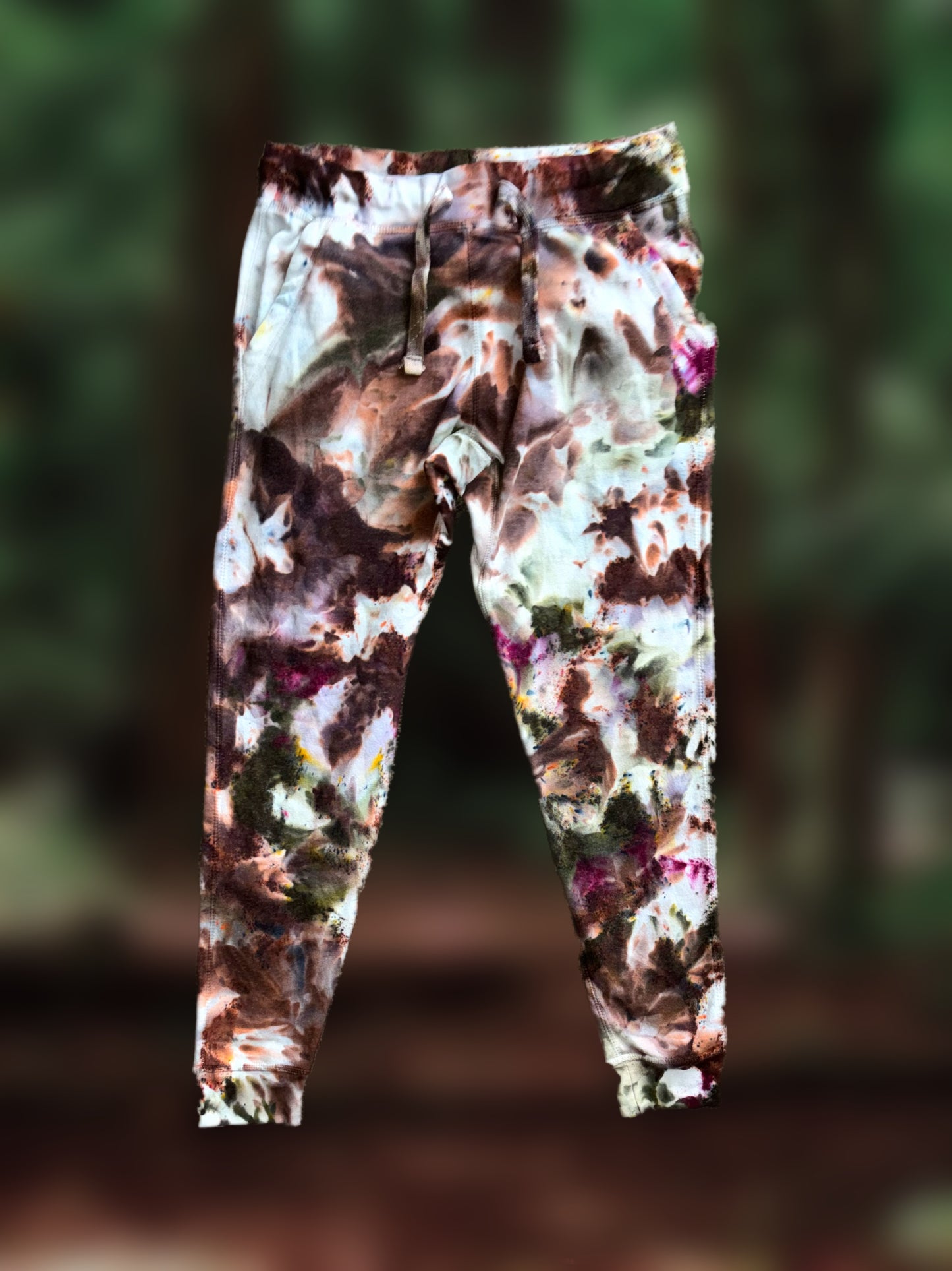 Tie-Dyed Sweatpants - "Forrest" colorway