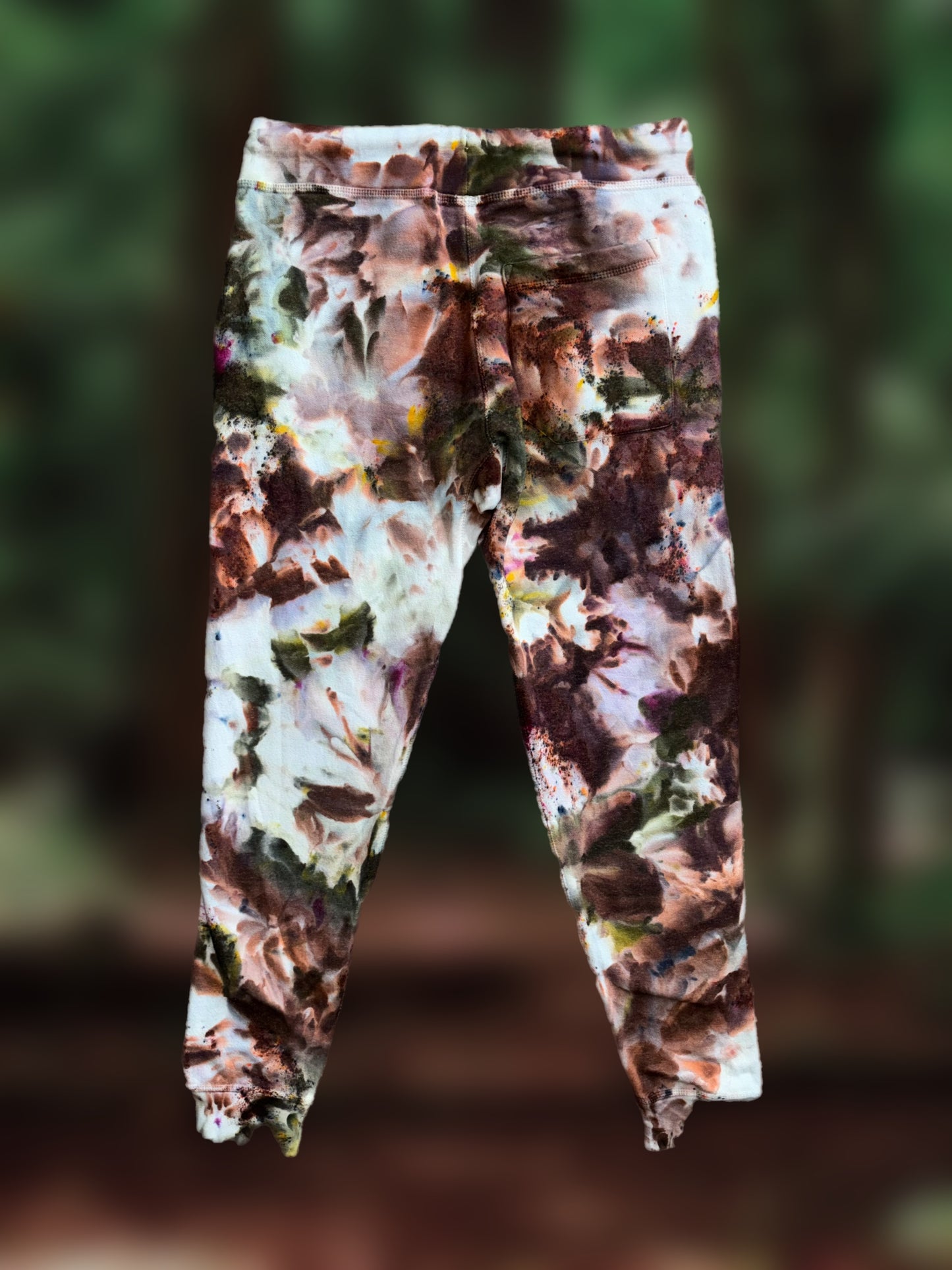 Tie-Dyed Sweatpants - "Forrest" colorway