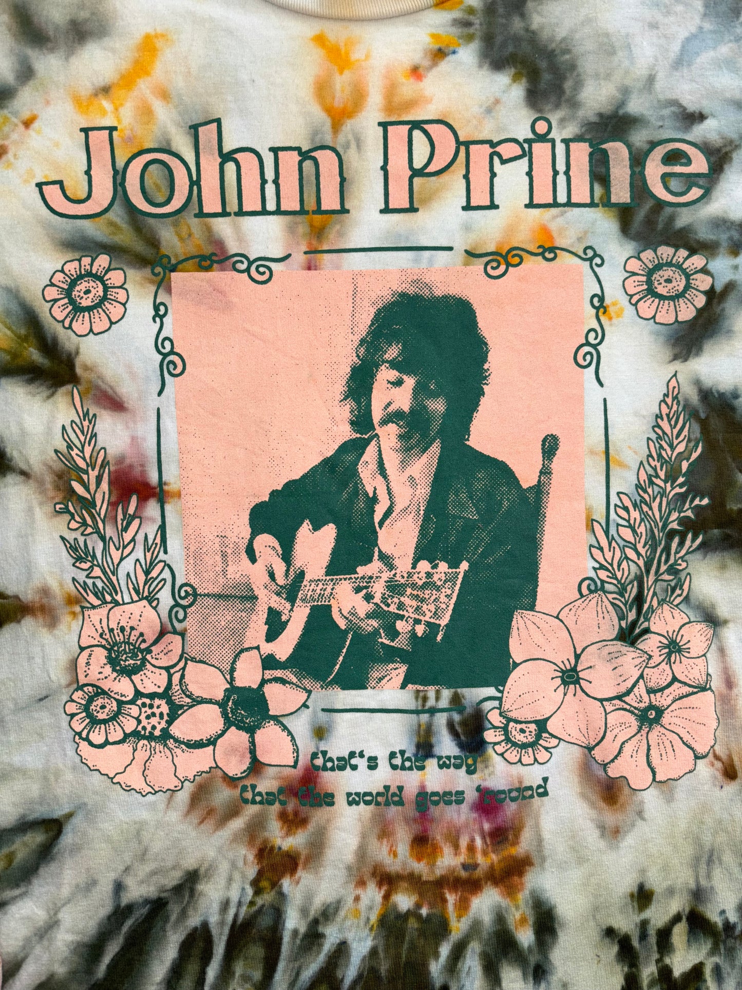 John Prine Dyed Short Sleeve Shirt - "Clay Pigeons" dye colorway