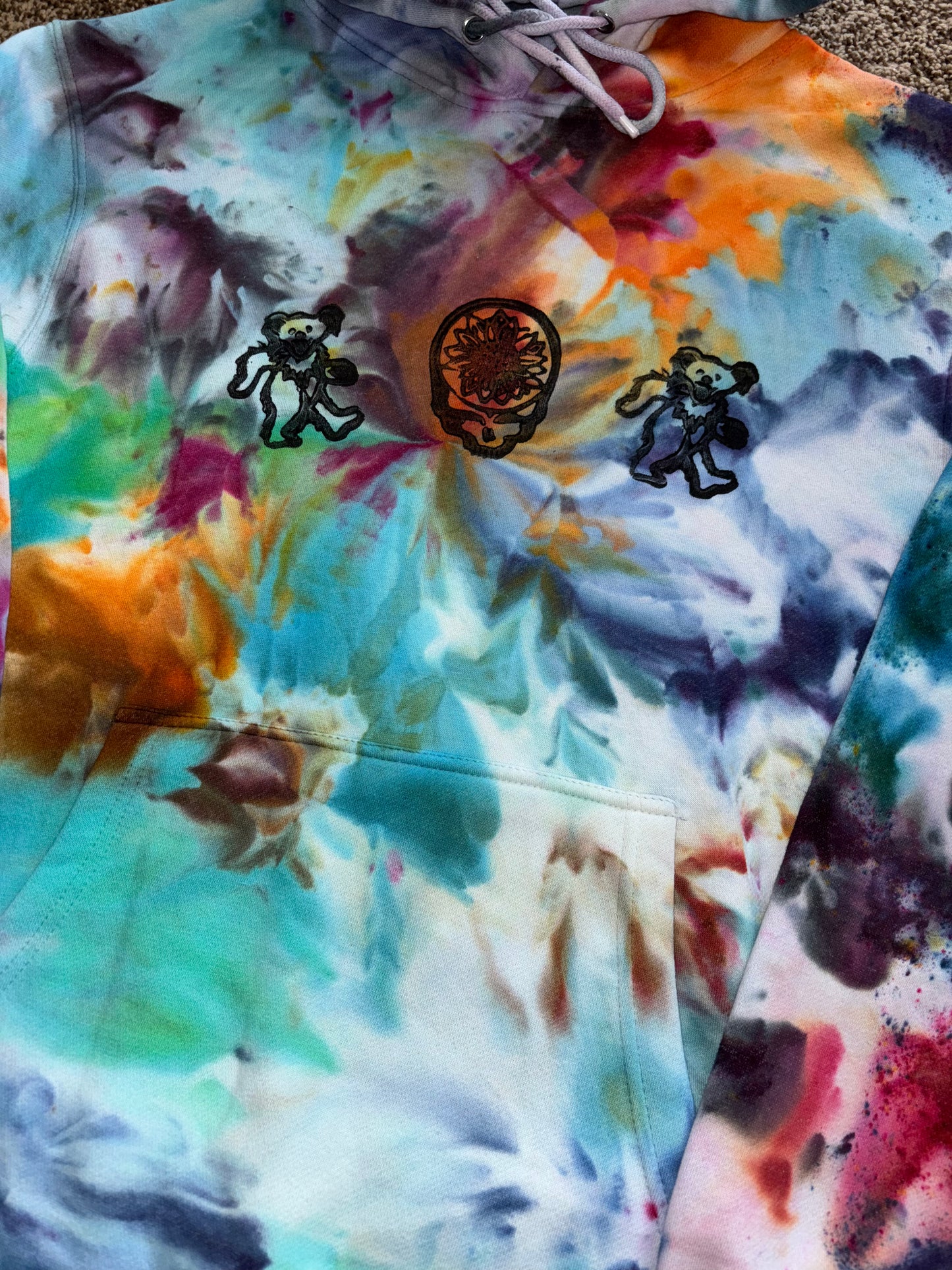 GD STEALIE & BEARS DYED SWEATSUIT